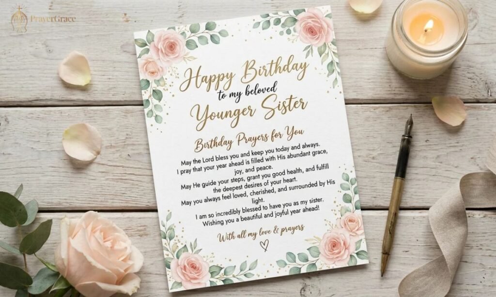 Birthday Prayers for My Younger Sister