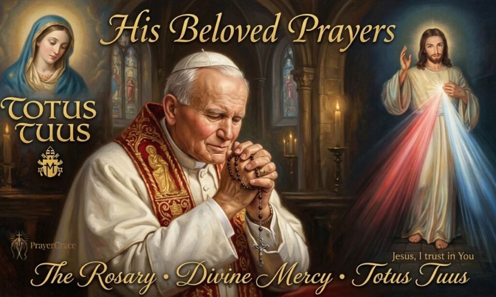 His Beloved Prayers_ The Rosary, Divine Mercy, and Totus Tuus